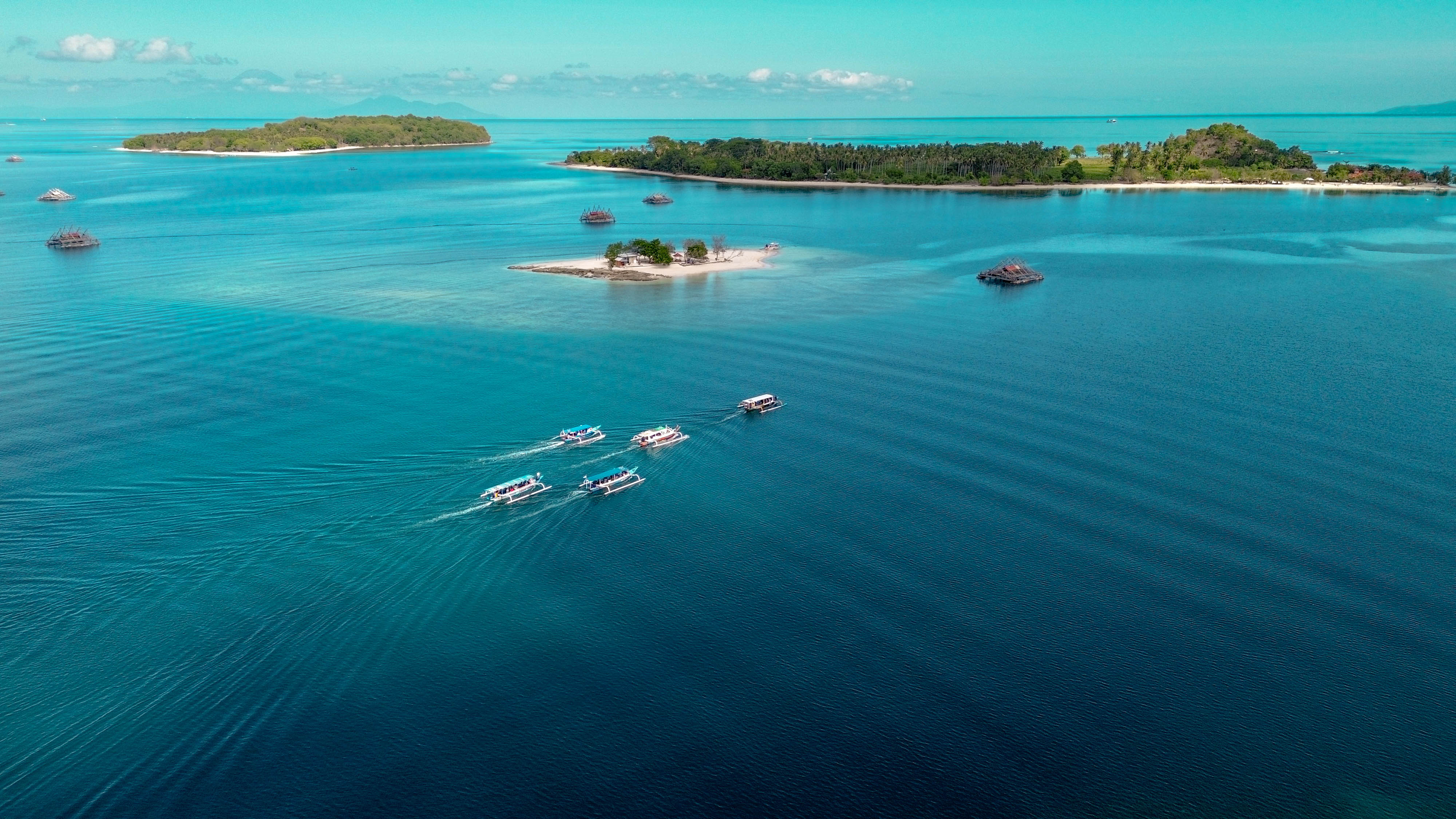 Boat to Gili Kedis